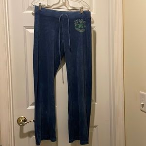 Juicy couture navy Terry cloth sweatpants size large